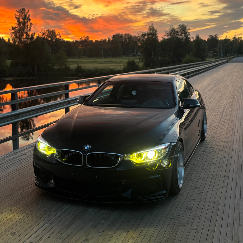 BMW F32/F36/F80 Pre LCI - Keltainen DRL-sarja (xenon) RayLights