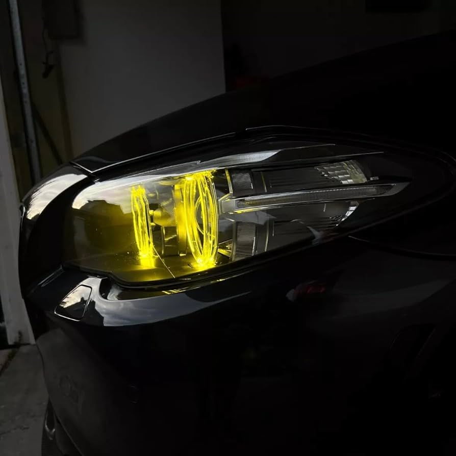 BMW F10/F11 LCI 2014-2017 - Keltaiset DRL-valot (xenon) RayLights™