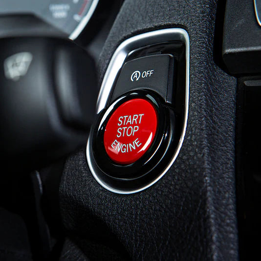 BMW F30/F32/F21/F22 F-sarja - Start/Stop käynnistysnappi punainen