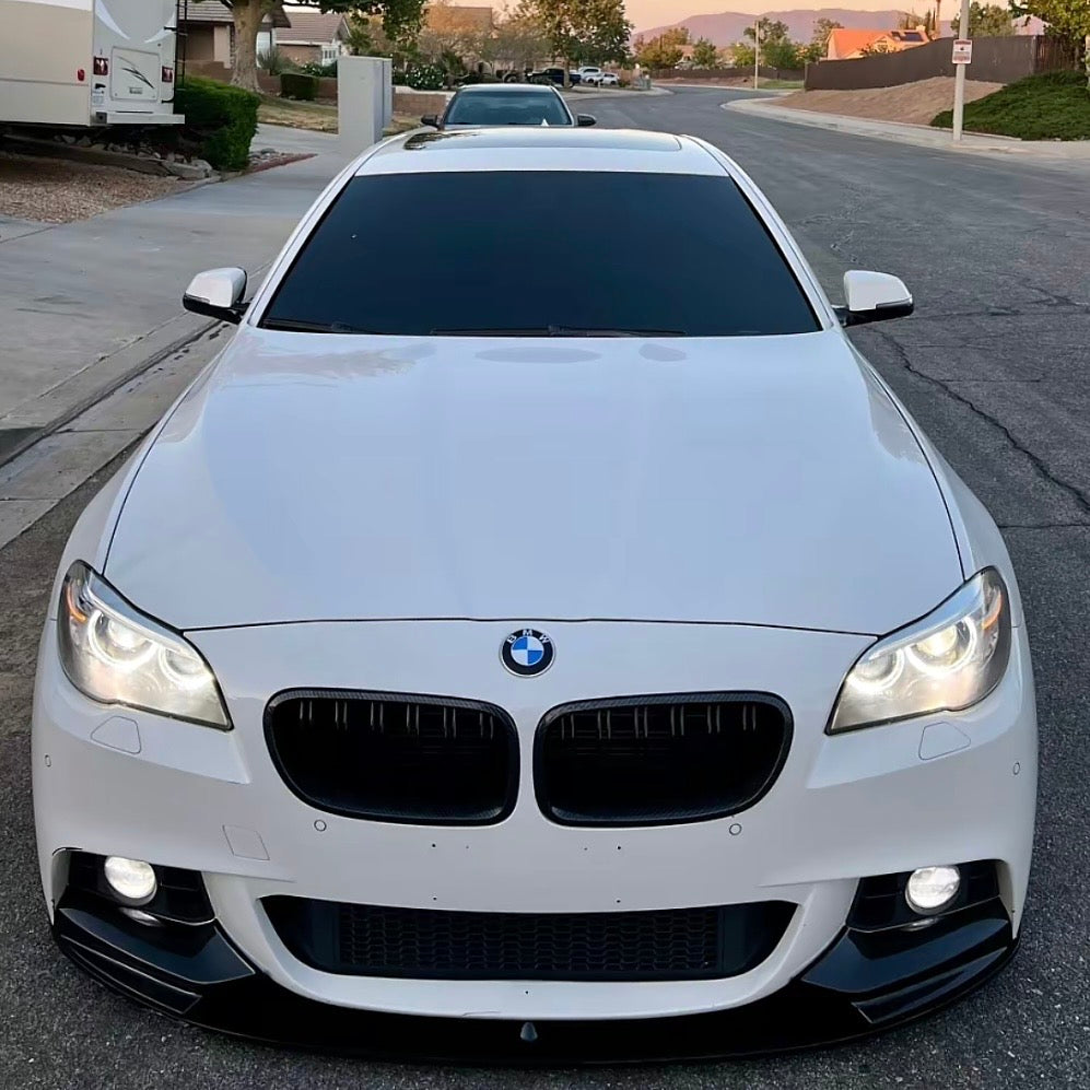 BMW F10/F11 M-Sport (2010–2017) M-Performance Etuspoileri – Kiiltävän Musta