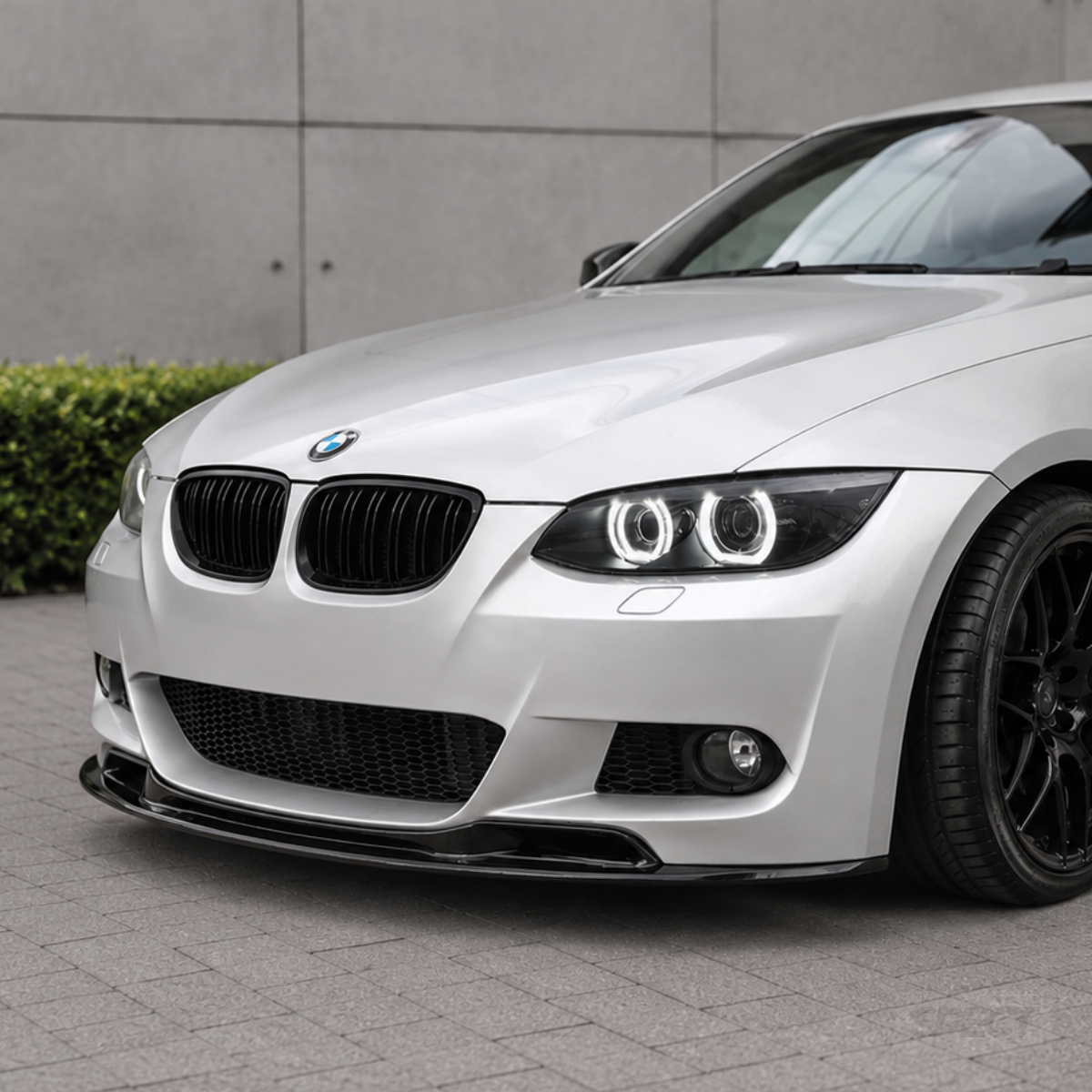BMW E92/E93 Pre-LCI 2006-2009 - M-Tech etuspoileri kiiltävän musta