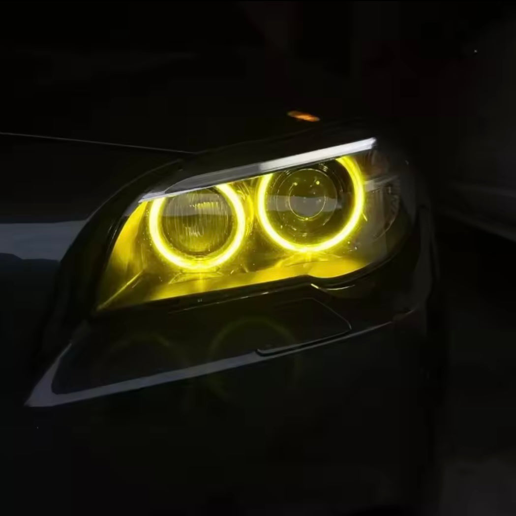 BMW F10/F11 LCI 2014-2017 - Keltaiset DRL-valot (xenon) RayLights™