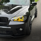 BMW X5 E70 LCI 2011-2013 - Keltaiset DRL-valot RayLights