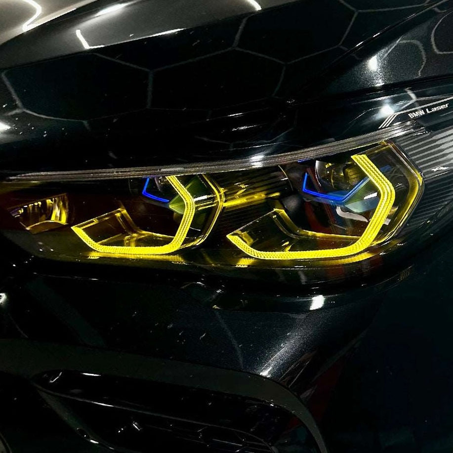 BMW X5/X6 G05/G06 2019-2023 - Keltaiset DRL-valot (Laser) RayLights