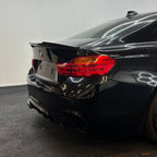 BMW F32/F33/F36 - M-Performance diffuseri kiiltävän musta yhdellä ulostulolla