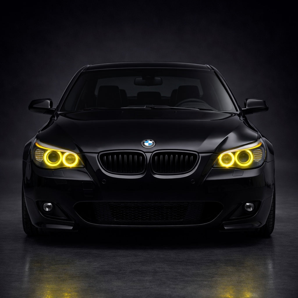BMW E60/E61 LCI - Keltaiser DRL-valot (Halogen)
