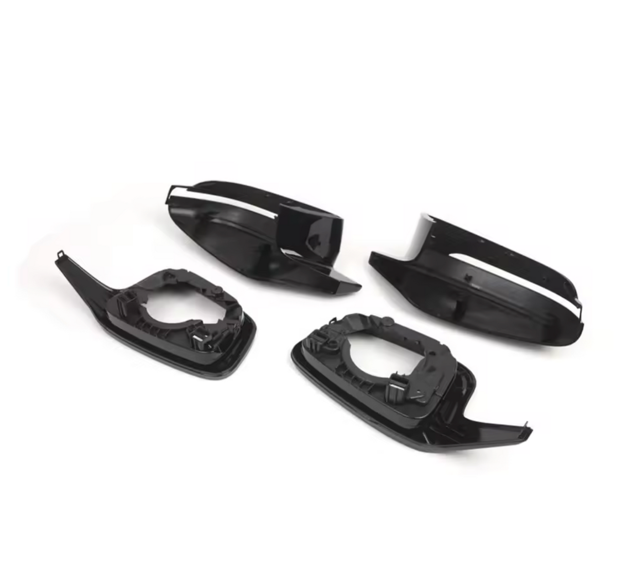 BMW G20/G22/G42/G26 - Peilinkuoret rungolla M3 OEM Style kiiltävän musta