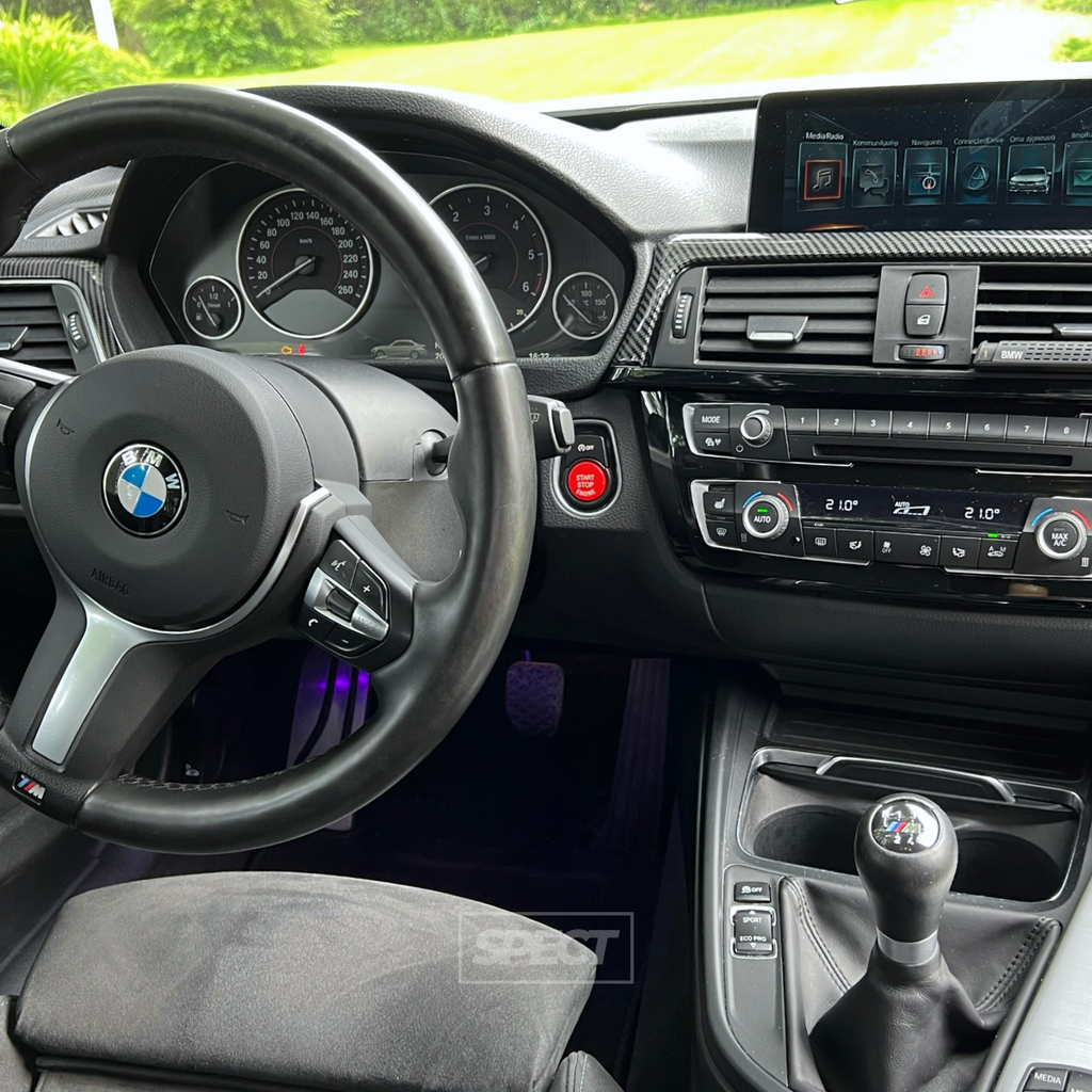BMW F30/F32/F20/F22 F-sarja - Start/Stop käynnistysnappi sininen