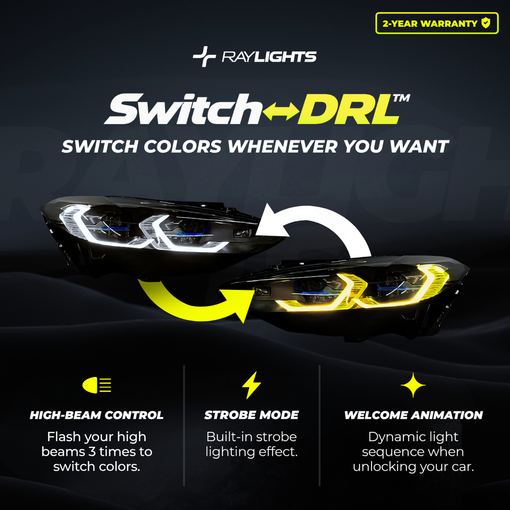 BMW F32/F80/F82/F83 LCI - SwitchDRL™ Moduulit (LED)