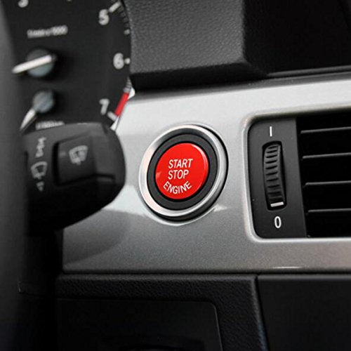 BMW E90/E60/E87 - Start/stop käynnistysnappi punainen